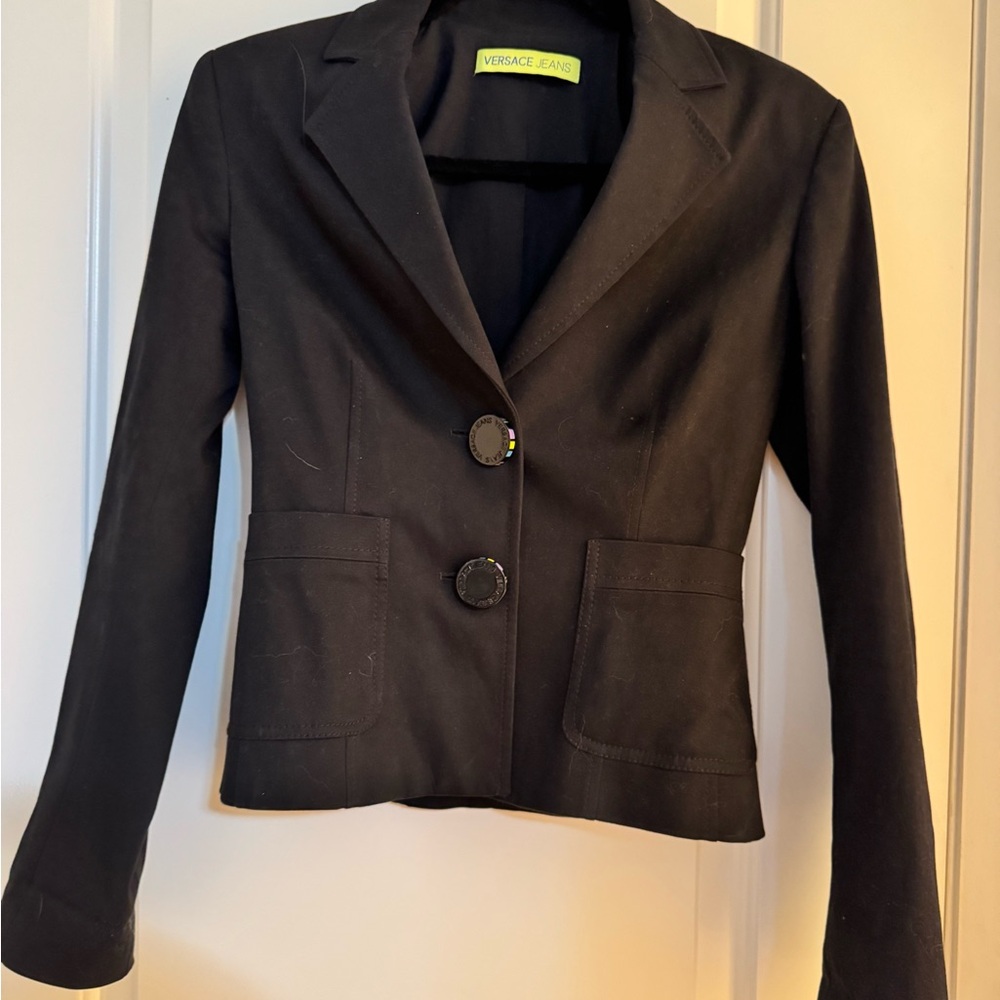Versace Jeans Collection Women's Elegant Black Blazer